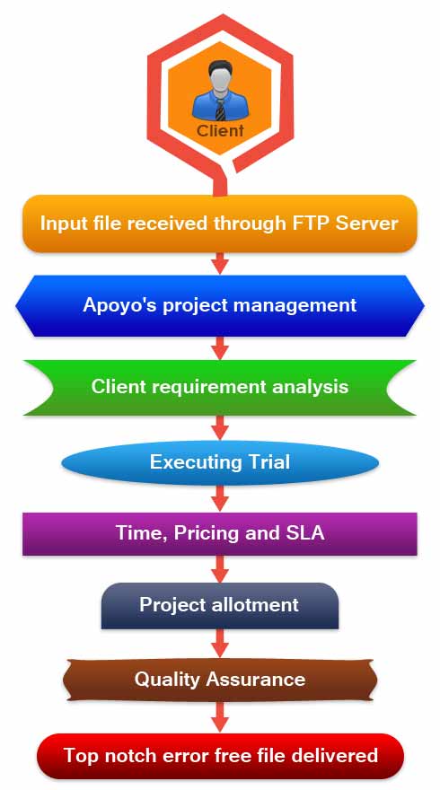 Data Cleansing Services
 workflow of Apoyo